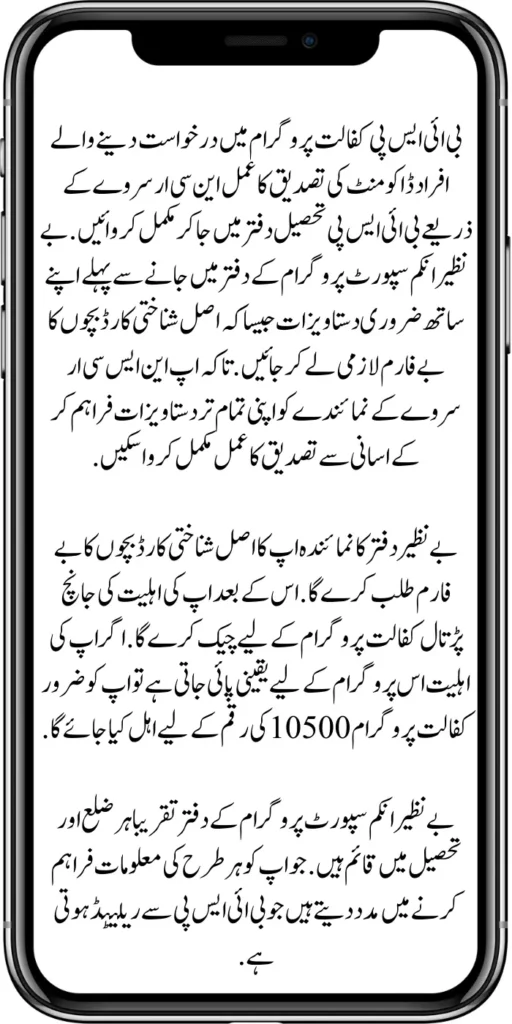 BISP Document Verification Process