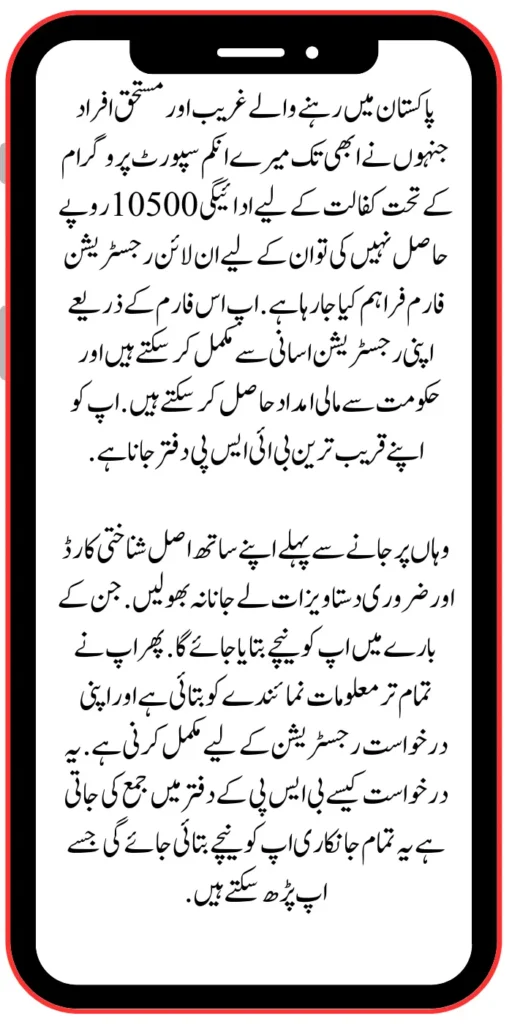 Benazir Income Support Program