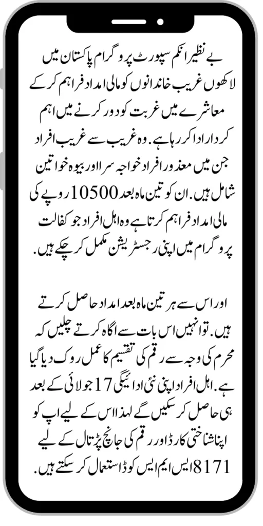 Benazir Income Support Program
