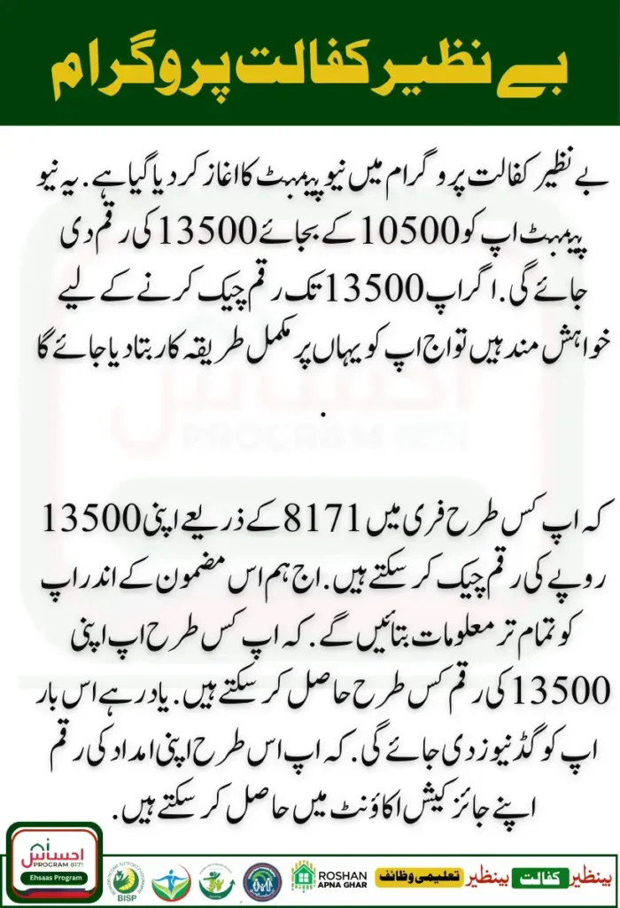 Check Benazir Kafaalat Payments via 8171: Free & Easy Guide