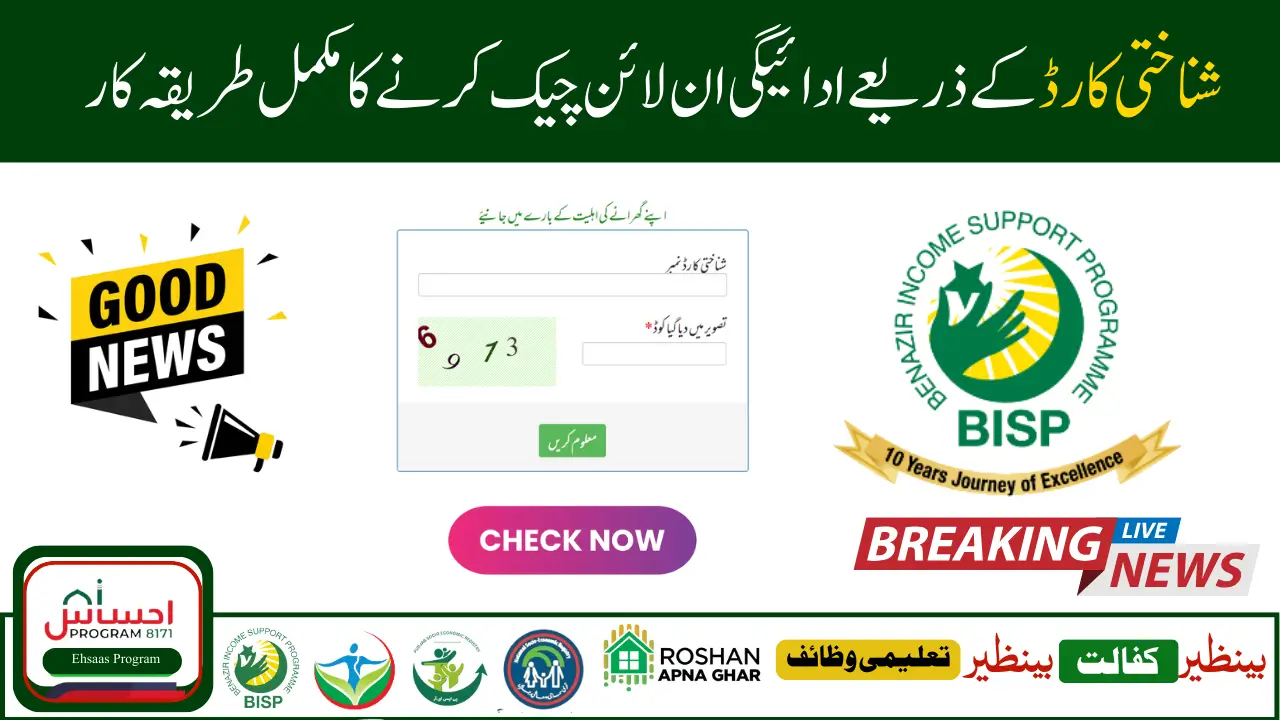 Ehsaas Program 8171 2025 How to Check Payment Status & Eligibility  